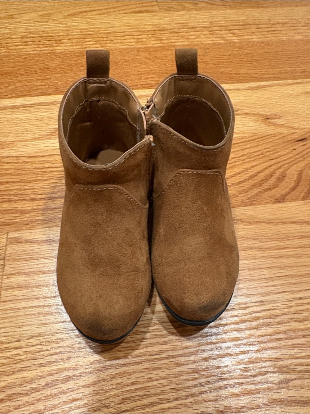 Cat & Jack Toddler Tan Suede Ankle Boots